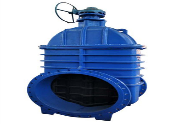 Non Rising Stem Flanged Gate Valve Bevel Gear Power Resilient Anti Corrosion