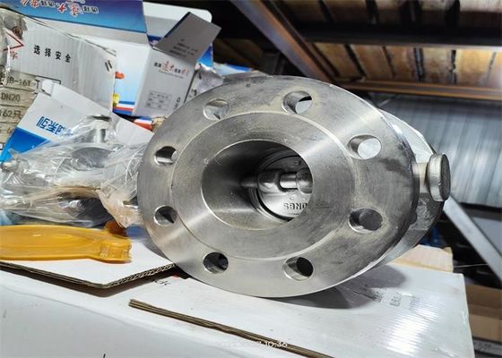 Triple Eccentric Stainless Steel Flanged Butterfly Valve Metal Seal