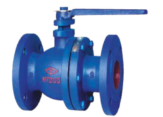 GB Flange End Floating Ball Valve Pressure 1.6 Mpa Cast Iron Rustproof