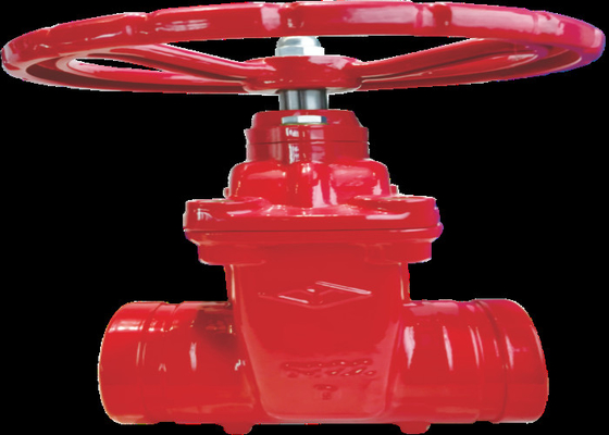 Miękka uszczelka z rowkowanym zaworem końcowym, zasuwa z żeliwa sferoidalnego Non Rising Stem Gate Valve